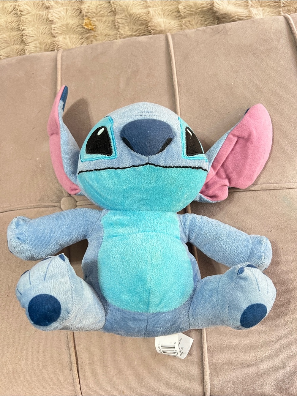 Disney Blue and Pink Stitch Plush Stuffed Animal